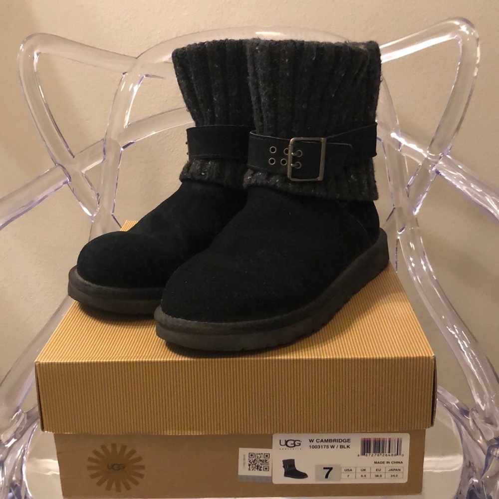 ugg w cambridge black